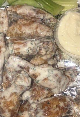 Ranch style wings