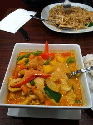 Mango curry with chicken