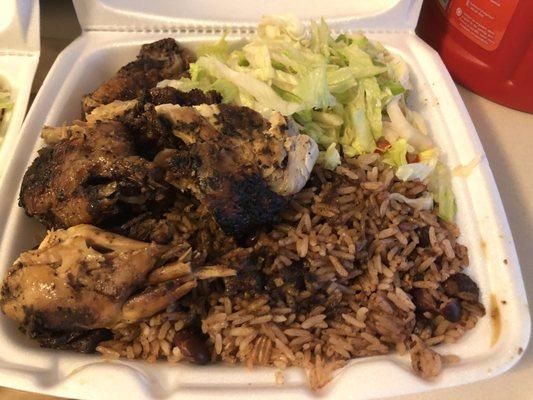 Jerk chicken meal