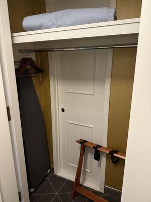 Odd closet to bathroom connection