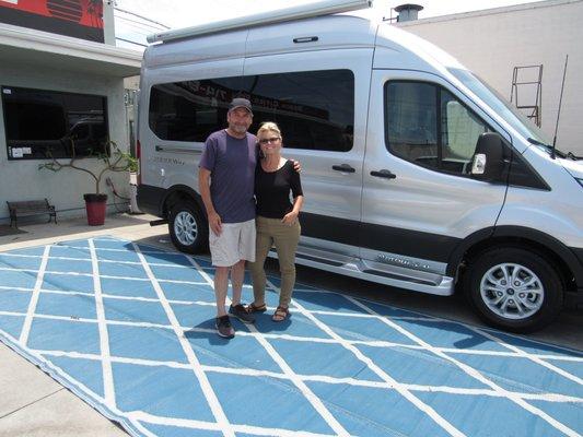 Congratulations on your new Pleasure Way. Happy Camping. Thank you and welcome to the Beach Cities RV family. :)