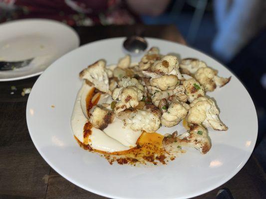 Charred cauliflower