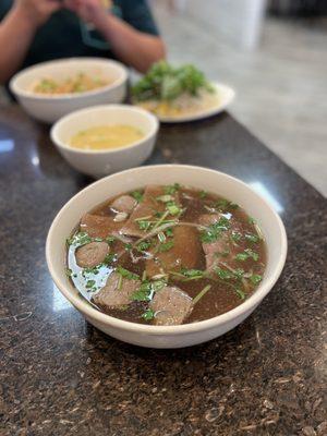 Pho with Rare Steak and Beef Balls