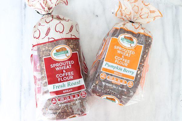 Sprouted Wheat & Coffee Flour Breads