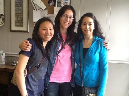 Proud instructor with two students that just passed their road test!!