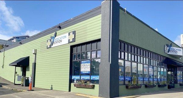 You can't miss us on the huge corner of Hwy 101 and Alder St in downtown Newport, OR