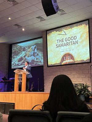 The Good Samaritan  The word today was amazing with Pastor David