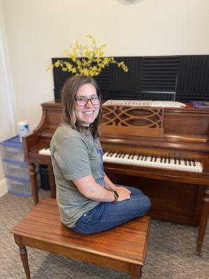 Ms. Rachel is one of our lovely piano instructors