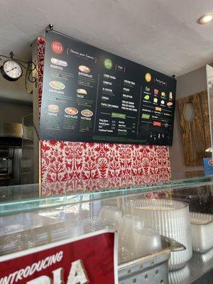 Menu inside