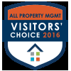 We received All Property Management's Visitors' Choice award for the third year!