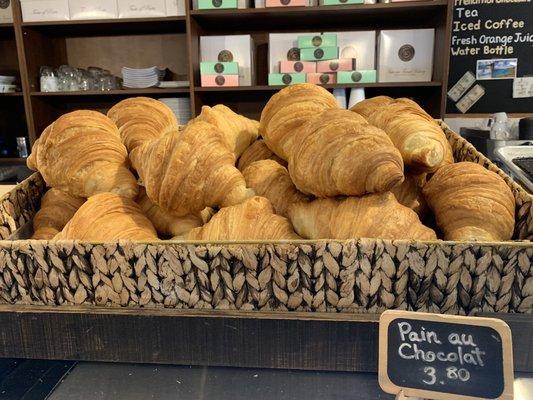 Look at their croissants! So big and fluffy!