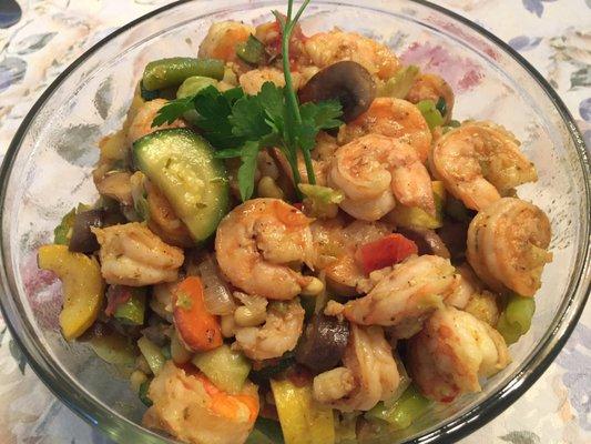 Fresh Shrimp from here - I cooked up