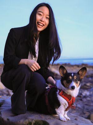 Dr. Joy Lin and Penny