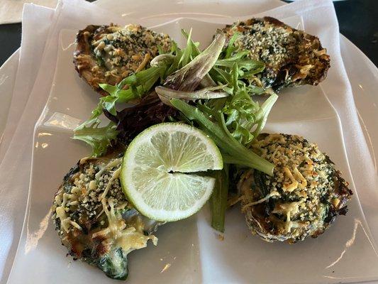 Oyster Rockefeller was tasty!