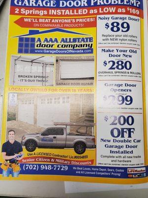 A AAA Allstate Door Company