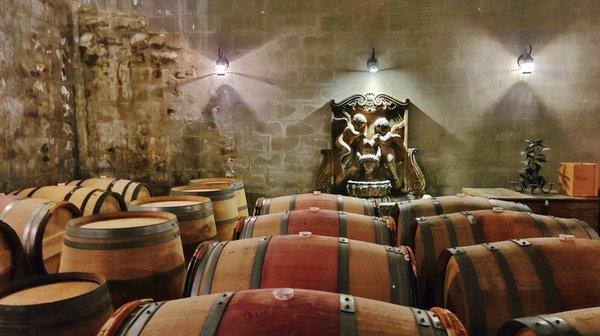 wine barrels