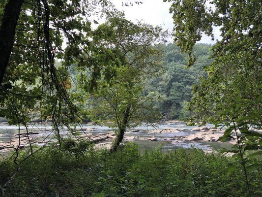 Shoals in the Chattahoochee River.