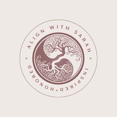 Logo for Align with Sarah the Alternative Healing practice of Sarah Misson Body Code Practitioner