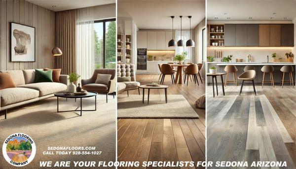 Any room can make the difference with Sedona Flooring doing the work!  Call today or visit the showroom!