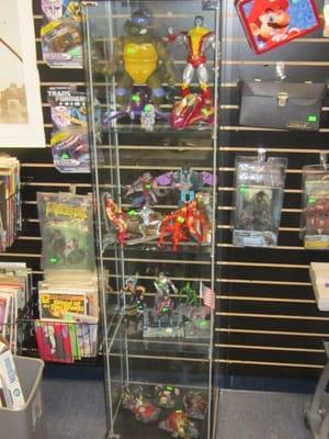 As the name of the store implies, they carry collectibles. Comics, video game manuals, American or Japanese figures, you name it.