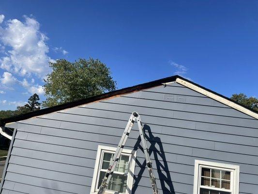 Fascia and aluminum caping repair