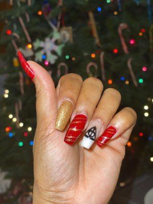 Harry Potter nail design