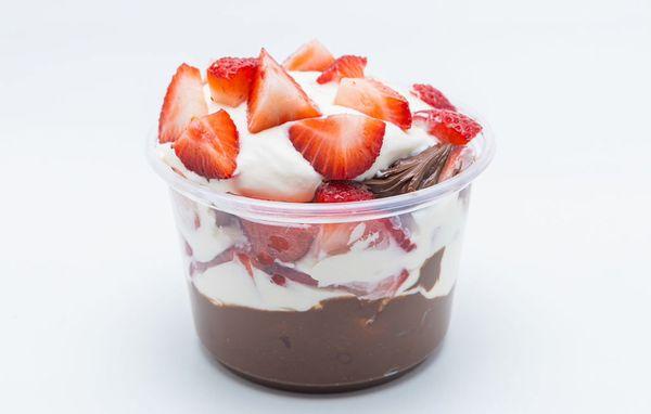 Our delicious,fresh  strawberries, cream, and Nutella