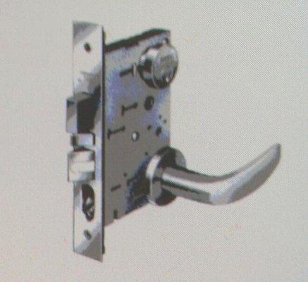 The mortise lockset