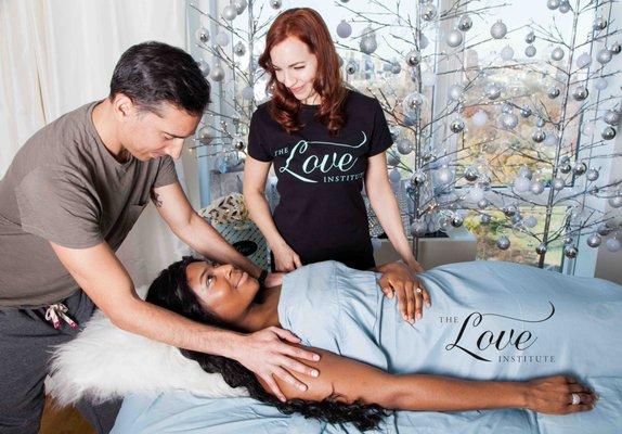 Private Massage Classes for Couples offered in your home or hotel at The Love Institute. Email for details: askcupid@theloveinstitute.com