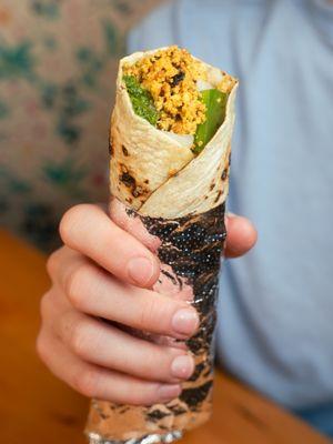 Paneer Bhurji Kathi Roll