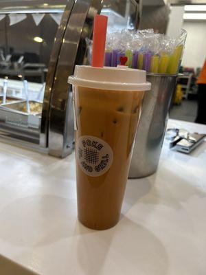 Thai milk tea bubble tea