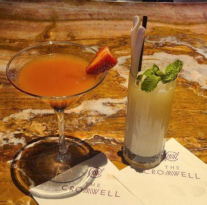 The Cromwell cocktail and Grace cocktail