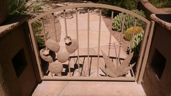 Small Desert Scene entrance gate.