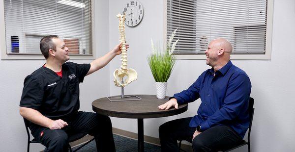 Chiropractic care at Axis Spine Center.