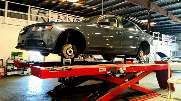 Tires and Alignment. on an Audi