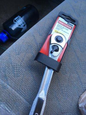 Used my 50% off coupon to score this $22 wrench for...wait for it...$11!!!  Such a deal!!!