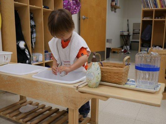 Toddler Classroom - They're capable of doing so much at such a young age!