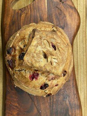 Apple Cranberry Pecan Sourdough