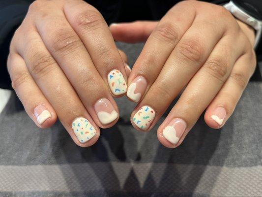 Sprinkle Nail Designs