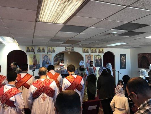 Communion with Father Antony Paul