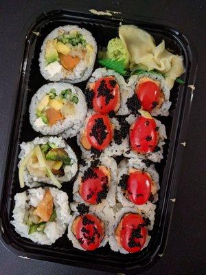 Summer roll, ladybug maki