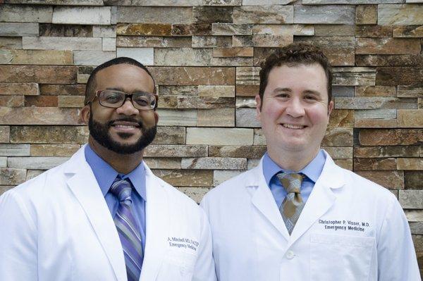 Dr. Derrick Mitchell and Dr. Christopher Visser