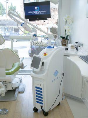 Solea laser uses sophisticated computers to deliver safe and virtually pain-free, needle-free and drill-free dental procedures.