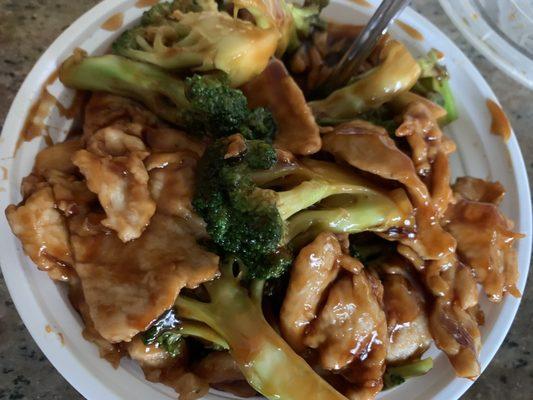 #75 Chicken w Broccoli -- really good!