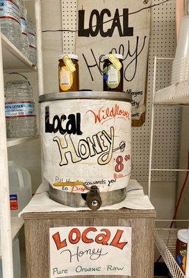 Pour-Your-Own-Honey Filling Station!