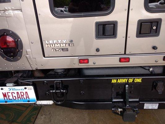 Git a HUMMER then Lefty's the man. He us truly an army of one. He modifies these bad boys like no one else.