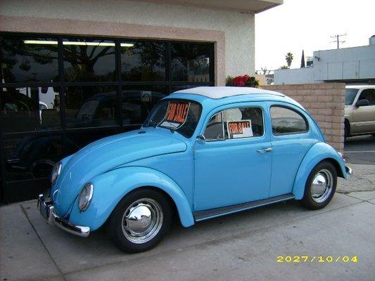 64 VW Bug w/ragtop restoration, sold, went to Hawaii