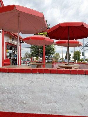 Patio outdoor seating area