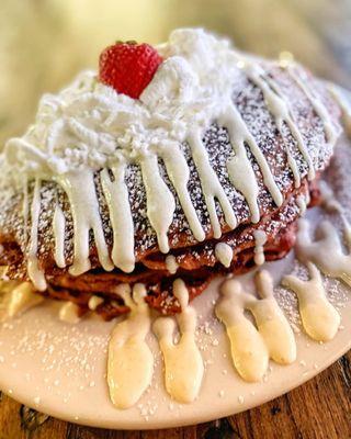 Red Velvet Pancakes