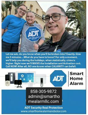 Smart Home Alarm - Authorized ADT Dealer